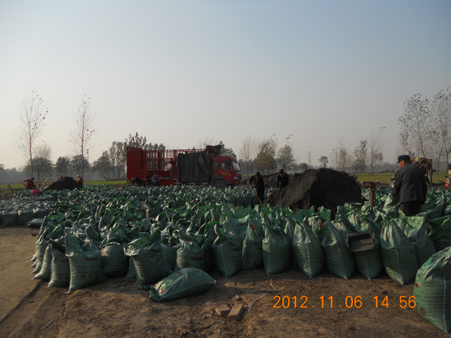 b 144徐氏綠色生物有機(jī)肥發(fā)貨現(xiàn)場